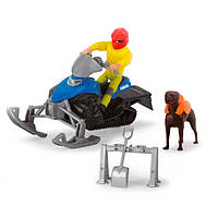 Игрушечный набор Dickie Toys Playlife Снегоход с фигуркой 15 см OL86890 FG, код: 7427266