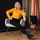 Світшот класичний Pobedov "007" зимовий жовтого кольору, фото 7