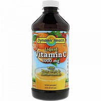 Витамин C Dynamic Health Laboratories Liquid Vitamin C 1000 mg 473 ml 31 servings Natural C CS, код: 7525489