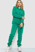 Спортивный костюм женский на флисе Зеленый 214R0102 Ager (103909_795289) XS-S UP, код: 8321045