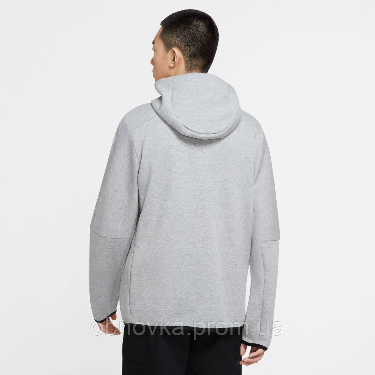 Кофта мужская Nike Tech Fleece Hoodie (CU4489-063) 2XL Серый OB, код: 7739777 - фото 2 - id-p2160693344