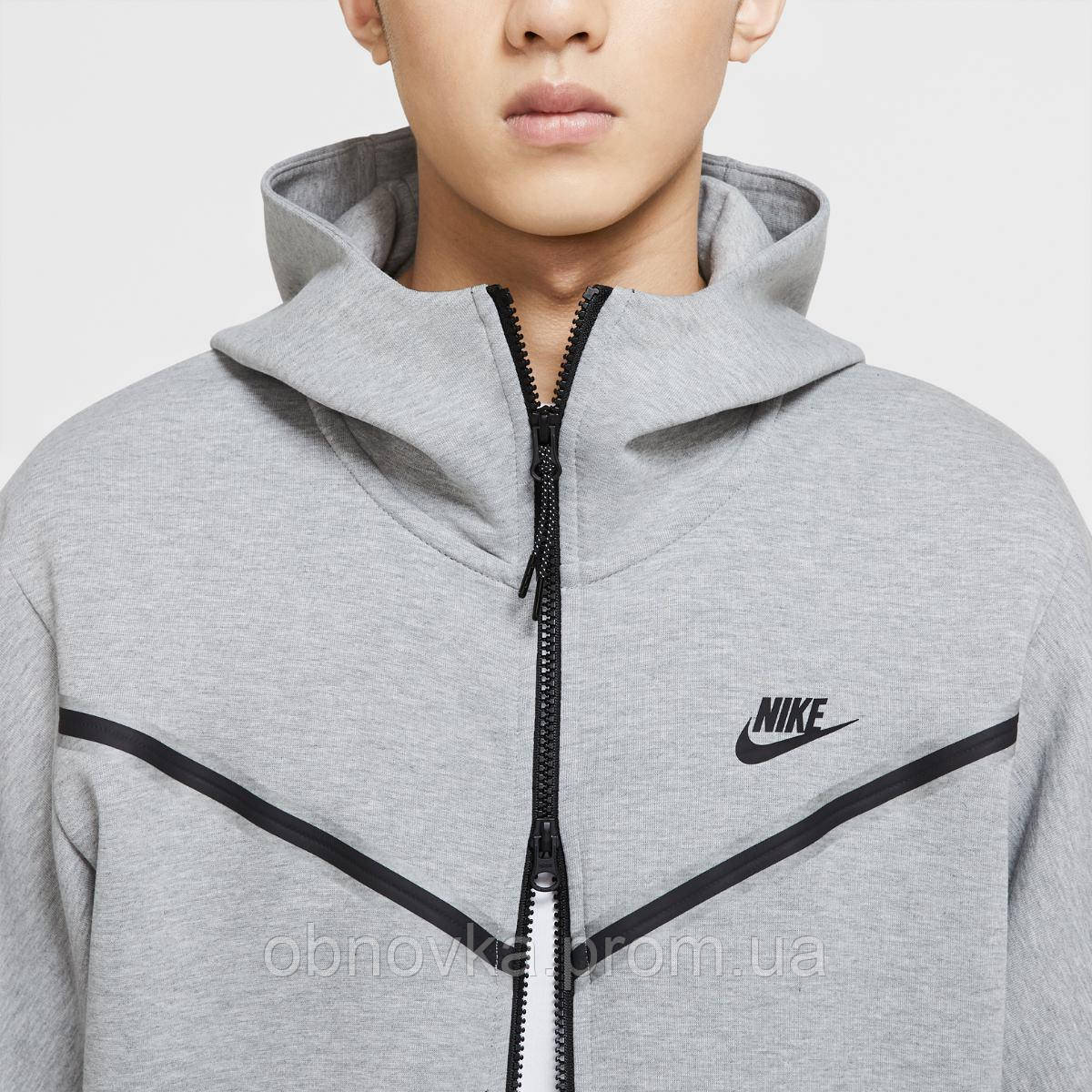 Кофта мужская Nike Tech Fleece Hoodie (CU4489-063) 2XL Серый OB, код: 7739777 - фото 5 - id-p2160693344