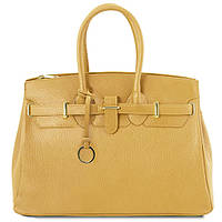 TL Bag Кожаная сумка женская Tuscany TL141529 (Pastel yellow)