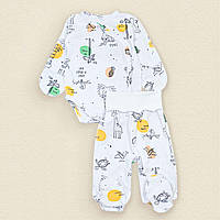 Комплект для новорожденного Dexters zoo 56 см белый (131695768974) SB, код: 8330117
