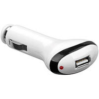 Перехідник живлення Goobay CigarSocket-USB2.0 A M F x1 12-24V 2000mA білий (75.04.2509) UT, код: 7454250