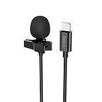 Микрофон - петличка Hoco Lighting Lavalier microphone проводной 2 м (L14)