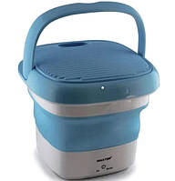 Складная стиральная машина Maxtop 7399, силиконовая, голубая с белым UL, код: 6161452