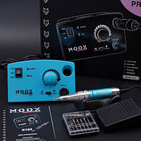 Фрезер Moox Professional X104 на 45 000 об./мин. и 65W. для маникюра и педикюра (Light Blue)