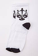 Женские белые носки с принтом 167R520-2 Ager 36-40 ET, код: 8236489