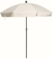 Большой пляжный зонт с тефлоновым покрытием 180 см Livarno Бежевый (100343334 beige) DH, код: 8152252