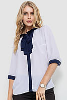 Блуза женская бело-синий 172R11-2 Ager 44 ML, код: 8229896