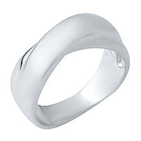 Серебряное кольцо SilverBreeze без камней 1941232 16.5 размер TN, код: 1706968