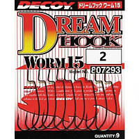 Крючок Decoy Worm 15 Dream Hook 02 9 шт уп (1013-1562.00.12) UL, код: 8075961