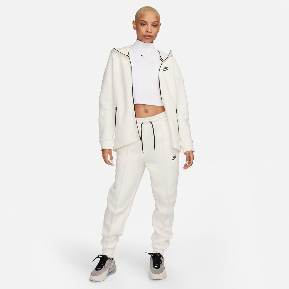 Кофта Nike W Nsw Tech Fleece Wr Fz Hdy (FB8338-110) XS Бежевый BM, код: 8452671 - фото 3 - id-p2161866686