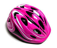 Защитный шлем с регулировкой размера Scale Sports M 52-56 см Pink (1363845950) NX, код: 1281040