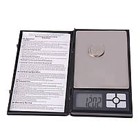 Карманные ювелирные электронные весы UKC AG 0.01-500 гр Big 12000 Черный (20053100297) IN, код: 1821821