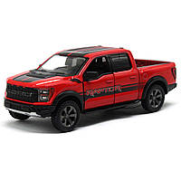 Машинка Kinsmart Ford F-150 raptor красный MiC (KT5436FW) PR, код: 8238195