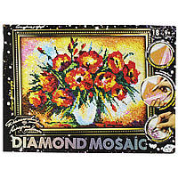 Алмазная живопись DIAMOND MOSAIC Маки MiC (DM-03-01,02,03,04,05...10) XN, код: 7927439