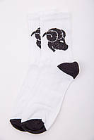 Белые женские носки с рисунком 172R916 Ager 36-40 UP, код: 8236488