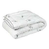 Облегченное одеяло премиум Лебяжий Пух Vi'Lur 200x220 Евро Микрофибра Белый ML, код: 6837921