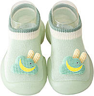 Шкарпетки-тапочки для малюків з нековзною підошвою 2Life 20 21 12,5 см М'ятний (vol-10162) DH, код: 7813493