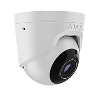 8 Mp проводная охранная IP-камера Ajax TurretCam (8 Mp/2.8 mm) White