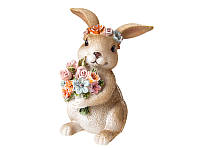 Статуэтка Lapin с цветами Lefard AL186509 UL, код: 8251246