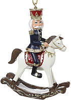 Подвески Щелкунчик: Новогодняя история ( с лошадью ) белый-синий BonaDi DP186307 QT, код: 8251215