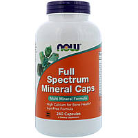 Мультиминералы Full Spectrum Minerals Now Foods 240 капсул BK, код: 7701378