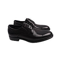 Туфлі чоловічі Brooman чорні натуральна шкіра 902-22DT 43 TO, код: 7616927