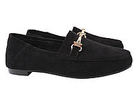 Туфлі жіночі з еко замші чорні Liici 196-21DTC 39 z113-2024