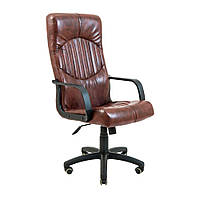 Офисное кресло руководителя Richman Hermes VIP M1 Tilt Натуральная Кожа Lux Италия Коричневый z113-2024