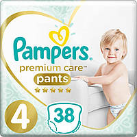 Підгузок Pampers Premium Care Pants Maxi Розмір 4 (9-15 кг), 38 шт. (8001090759832) GG, код: 7727322