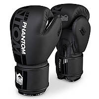 Боксерские перчатки Phantom APEX 10 унций Black KM, код: 8080687
