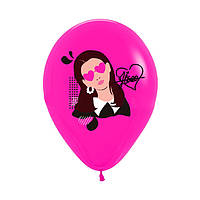 Воздушный шарик Блек Пинк Black Pink Jisoo Джисо розовый (22906) Seta Decor GG, код: 8293788