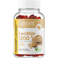 Лецитин для спорта OstroVit Lecithin 1200 70 Caps XN, код: 7852536