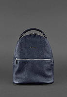 Кожаный мини-рюкзак BlankNote Kylie Синий (BN-BAG-22-navy-blue) UT, код: 778350