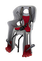 Велокрісло дитяче Bellelli Rabbit B-Fix до 15кг на перед Сірий Червоний (WYP949) BK, код: 6507812