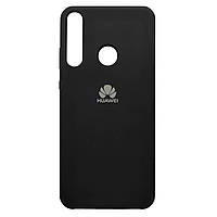 Чехол Silicone Case Huawei Y6p Black SX, код: 8111623