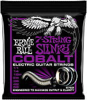 Струны для электрогитары Ernie Ball 2729 7-String Cobalt Slinky Electric Guitar Strings 11 58 BM, код: 6555396