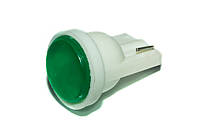 Светодиодная лампа AllLight T10 1 диод COB W2,1x9,5d 12V GREEN KB, код: 6721291