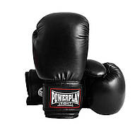 Боксерські рукавиці PowerPlay 3004 18 унцій Чорні (PP_3004_18oz_Black) OM, код: 1213581