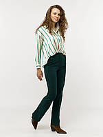 Женские брюки XS зеленый Karol ЦБ-00227841 PP, код: 8418799