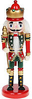 Статуэтка новогодняя Щелкунчик 20см, красный с зеленым Bona DP73642 UP, код: 6675226