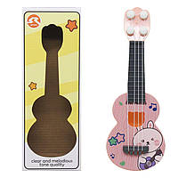 Гитара четырехструнная Ukulele розовая MIC (8831) XN, код: 8238397