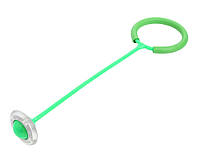 Скакалка на одну ногу SUNROZ з роликом LED Зелена (SUN2784) XN, код: 1850862