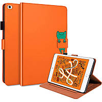 Чехол-книжка Animal Wallet Apple iPad Mini 1 2 3 4 5 Wake Sleep Frog Оранжевый UL, код: 8096944