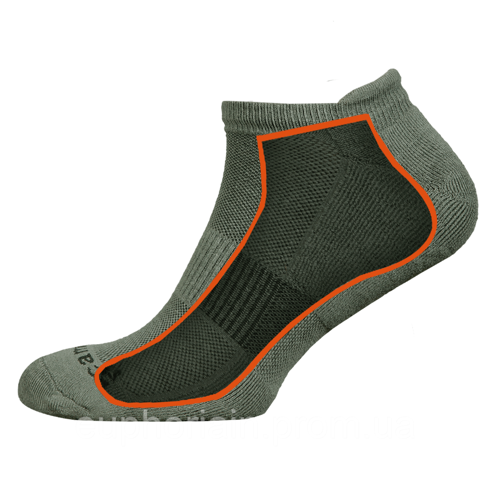 Шкарпетки CamoTec TRK Low оліва Отличное качество - фото 1 - id-p2162343851