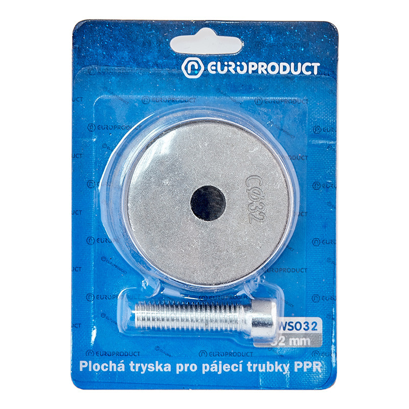 Насадка плоска для паяльника Europroduct EP.WS032 PPR труб 32 mm (EP6100) SC, код: 8406084