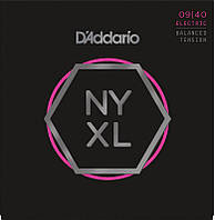 Струны для электрогитары D'Addario NYXL0940BT Nickel Wound Super Light Electric Guitar String PK, код: 6556172